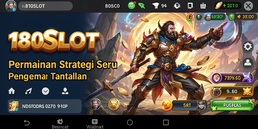 Tampilan gameplay seru dan menegangkan dari 180SLOT.