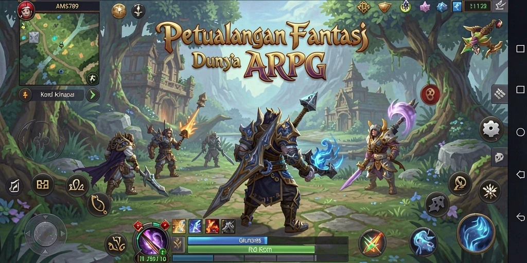 Tangkapan layar game memperlihatkan aksi pertempuran seru dalam <strong>AMS789</strong>.