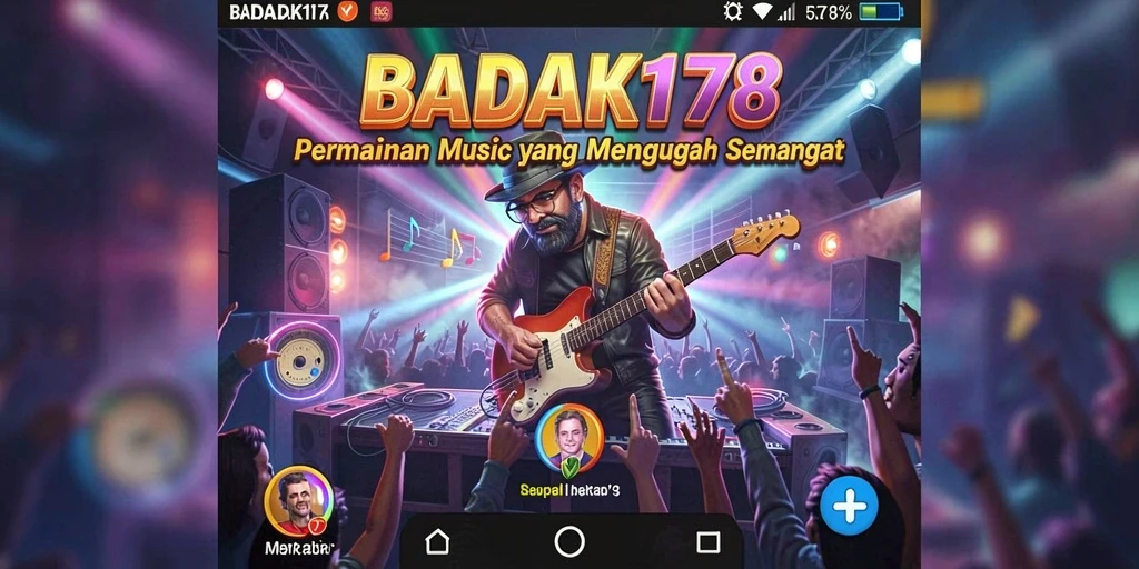 Tampilan gameplay BADAK178 menunjukkan keseruan bermain musik.