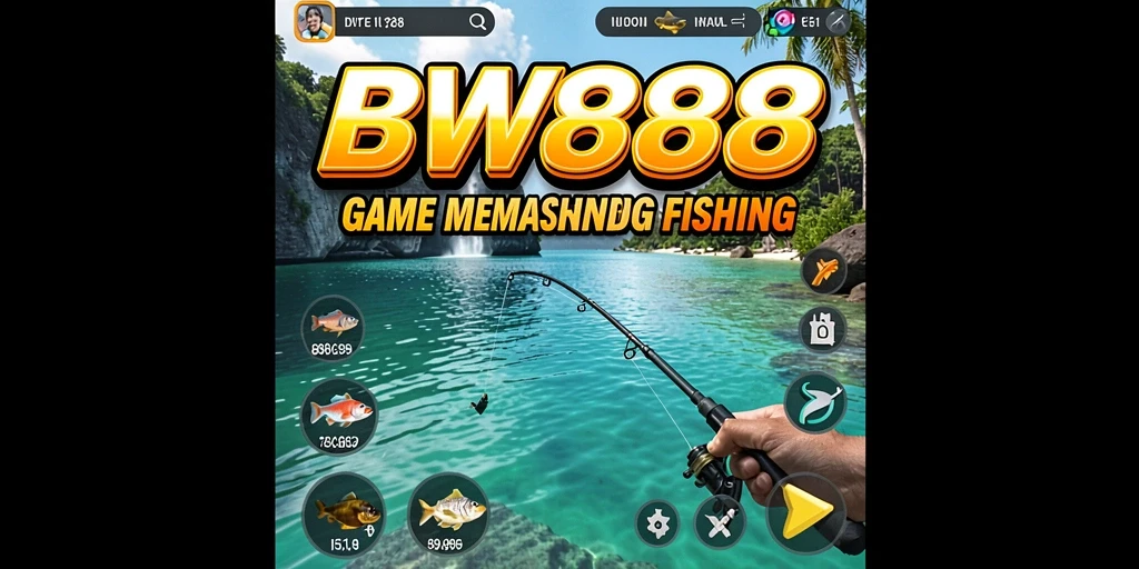 Tampilan gameplay BW888 yang menarik dan penuh aksi memancing.