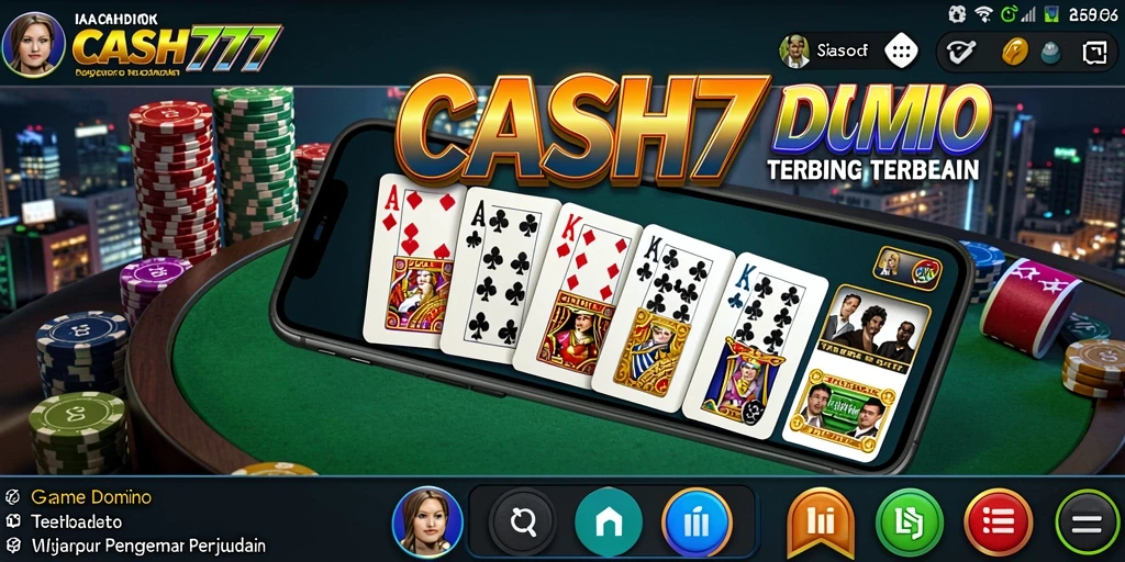 Tampilan menarik dari gameplay Domino yang seru.