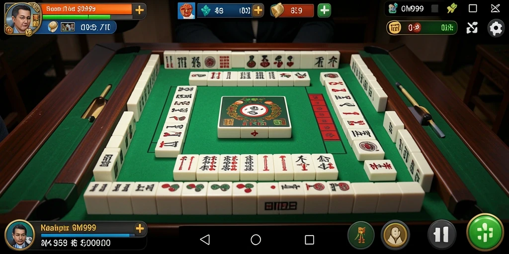 Screenshot GIM999 menampilkan gameplay Mahjong yang seru dan mengasyikkan.