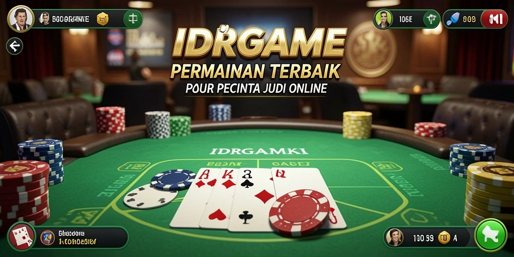 Tampilan gameplay seru di IDRGAME saat bermain Poker.