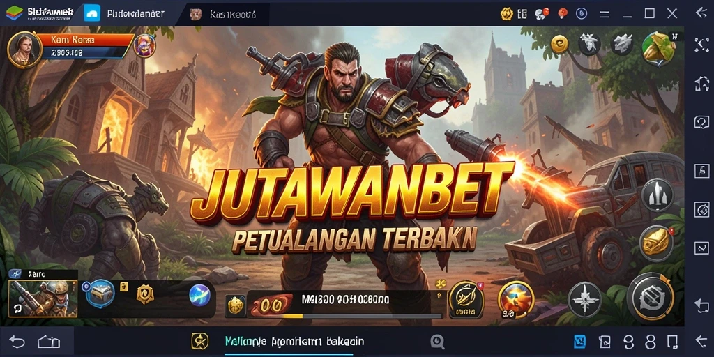 Tangkapan layar gameplay JUTAWANBET menampilkan petualangan seru di dunia terbuka.