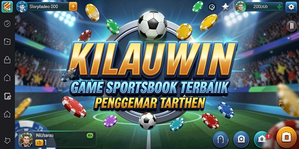 Tampilan screenshot KILAUWIN yang menampilkan momen taruhan menegangkan.