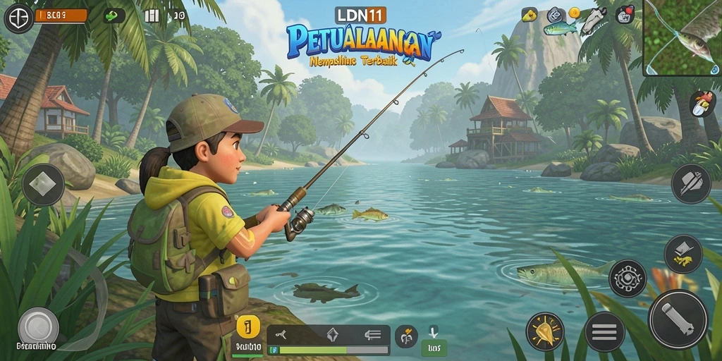 Tangkapan ikan menakjubkan di LDN11 dengan pemandangan laut yang indah.