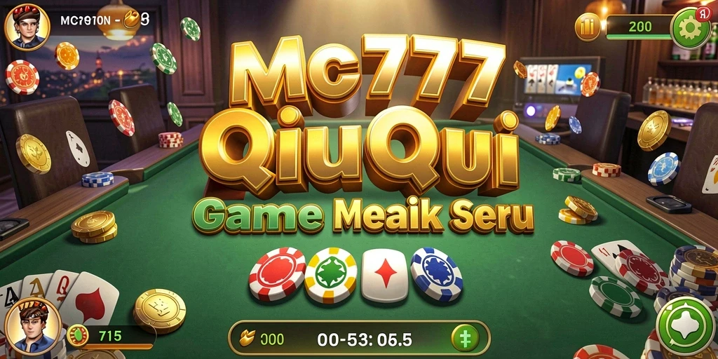 Screenshot gameplay menunjukkan aksi seru dalam game QiuQiu.