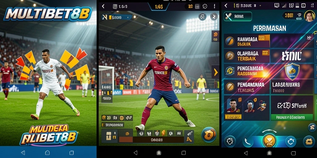 Screenshot gameplay MULTIBET88 menunjukkan aksi mendebarkan di lapangan.