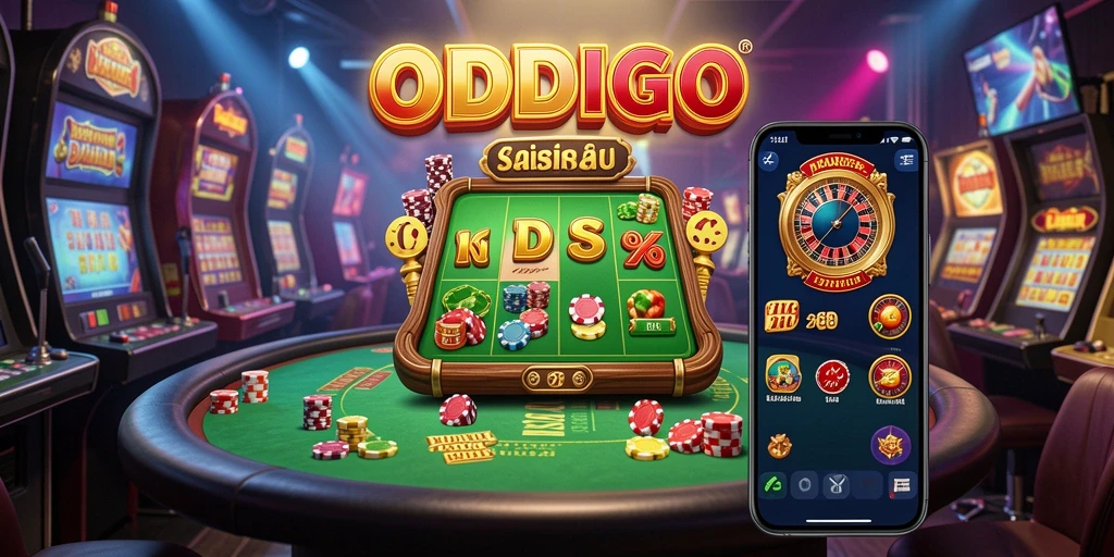 Tampilan permainan Kasino seru di ODDIGO yang mengasyikkan.