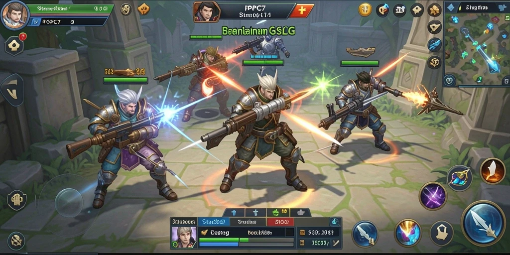 Tampilan gameplay SLG yang menarik dan strategi mendalam.
