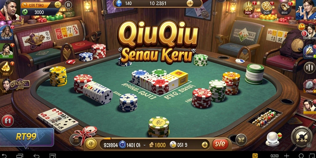 Gameplay seru RT99 dengan tampilan kartu yang menarik.