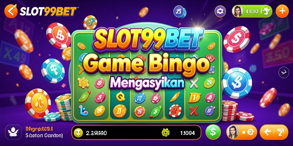 Tampilan gameplay Bingo di SLOT99BET yang mengasyikkan dan interaktif.