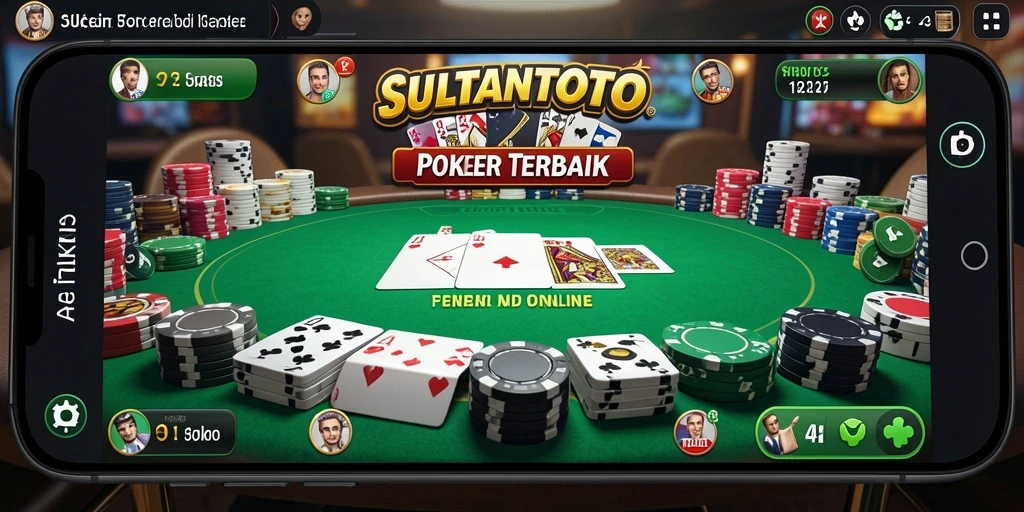 Tangkapan layar SULTANTOTO menampilkan pengalaman bermain Poker yang mendebarkan.