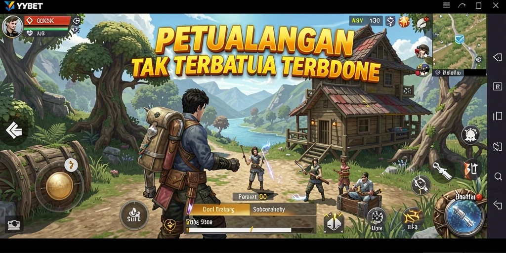 Tampilan gameplay Open World di YYBET yang menakjubkan.