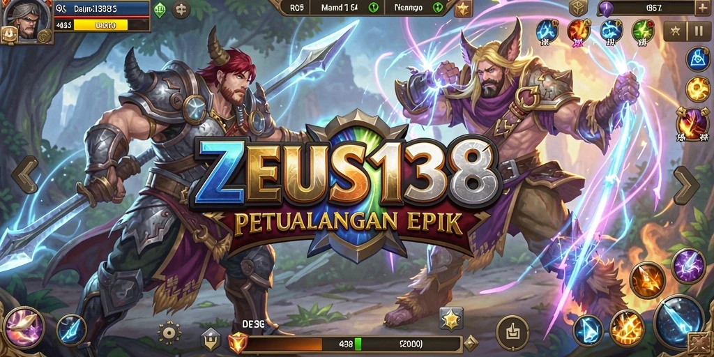 Tampilan gameplay menarik dari ZEUS138 di dunia RPG.